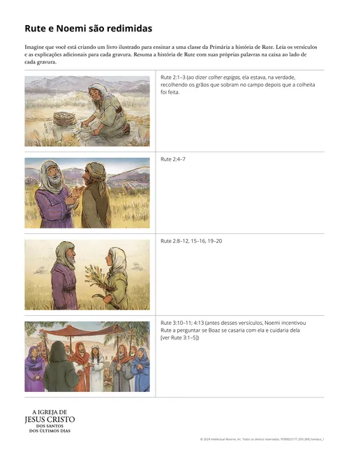 Rute e Noemi são redimidas — Material complementar