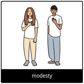 modesty gospel symbol