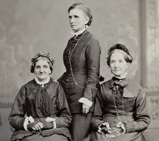 Elizabeth Whitney, Emmeline Wells, Eliza Snow