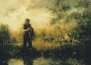 Wilford Woodruff Prepares for Baptisms at Benbow Farm