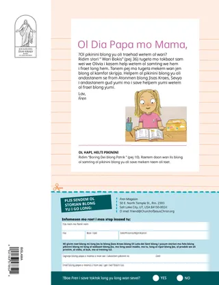 Leta i go long ol papa mo mama