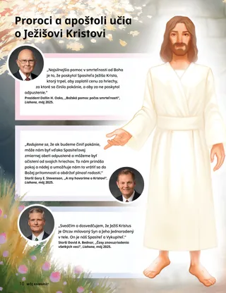 Strana PDF s ilustráciou vzkrieseného Ježiša Krista plus aktivita s vyfarbovaním srdca