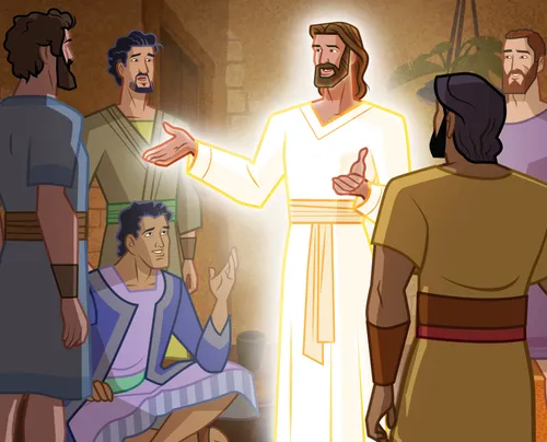 Jesus appears again.