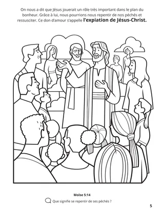 page 5 de l’album de coloriage Rassembler la famille de Dieu