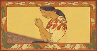 woman praying