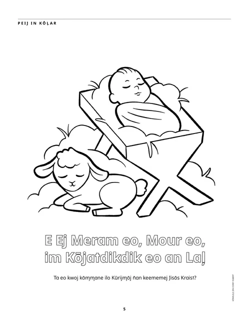 PDF pein in kōļar eo kōn nin̄nin̄ Jisōs ilo jikin m̧ōn̄ā an mennin mour im juon ļaam̧