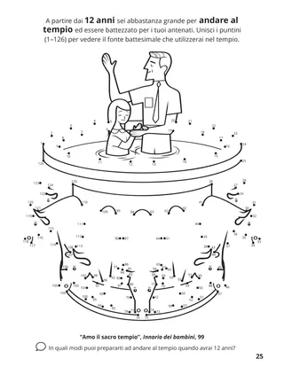 pagina 25 del libro da colorare Radunare la famiglia di Dio 