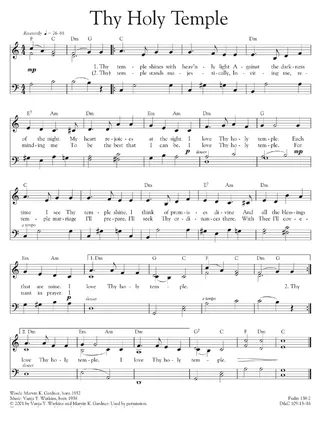 Music, Thy Holy Temple