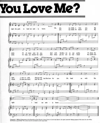 music, Teacher, Do You Love Me? right page