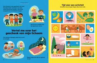 Pdf met een activiteit over gezond eten en lichaamsbeweging