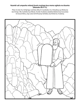 Dibeji dia tshibilu tshia mbedi: Nzambi udi umpesha mikenji bualu mmusua bua mema ngikala ne disanka