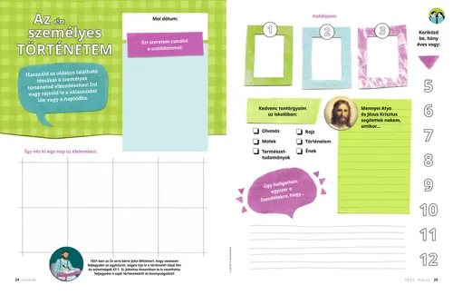 PDF-oldal: vonalak és táblázatok saját magaddal kapcsolatos dolgok leírásához