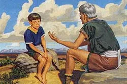 He told Mormon about the records