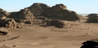 Lehi and his family travel in the wilderness