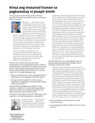 Kinsa ang mosunod human sa pagkamatay ni Joseph Smith