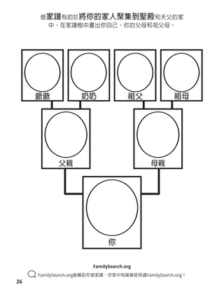 聚集神的家人著色本第26頁