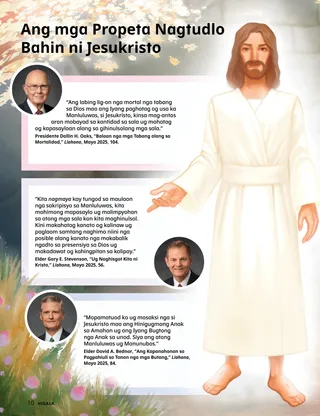 Pahina nga anaa sa PDF sa usa ka paghulagway sa Nabanhaw nga Jesukristo, nga aduna usab kalihokan sa pagkolor sa kasingkasing