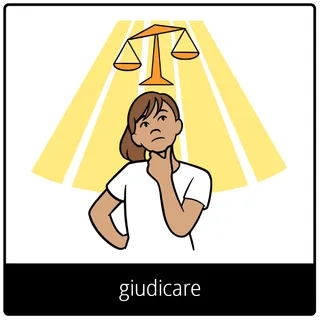 simbolo del Vangelo “giudicare”