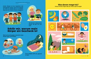 Artikel (PDF) mit einer Aktivität zu gesunder Ernährung und sportlicher Betätigung