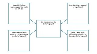 My Plan to Share the Gospel