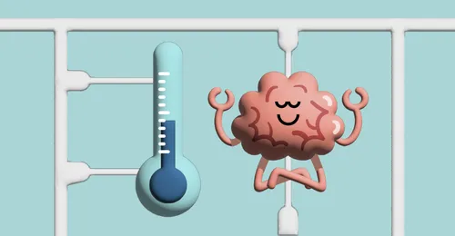 thermometer and brain