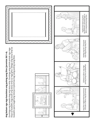 Pahina sang aktibidades sa Primary: The scriptures are the word of God