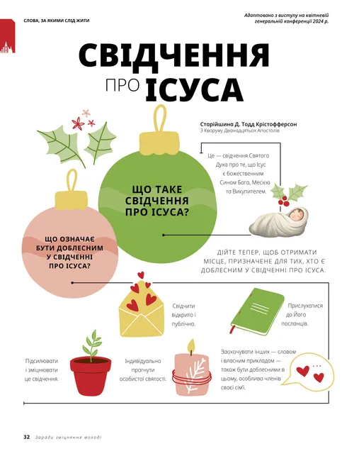 Що таке свідчення про Ісуса?