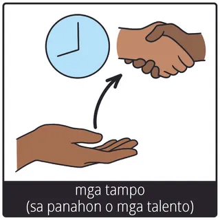 mga tampo (sa panahon o mga talento) nga simbolo sa ebanghelyo