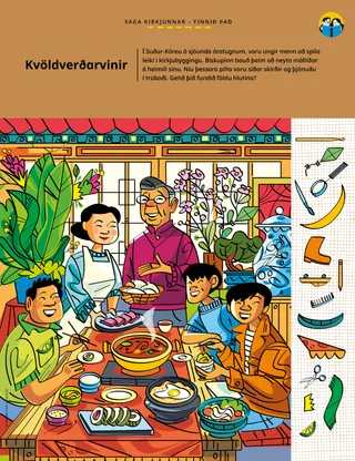 PDF-síða af felumyndarverkefni