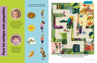 Página en PDF con actividades para niños pequeños