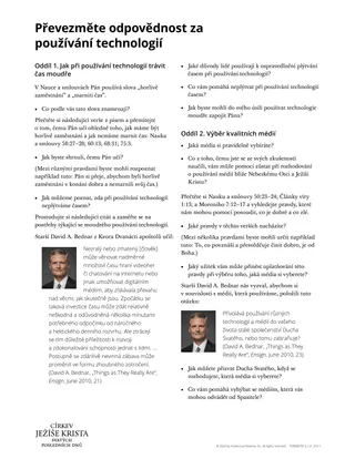 Převezměte odpovědnost za používání technologií