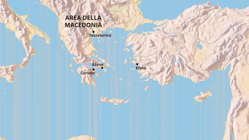 Mappa del Mediterraneo orientale