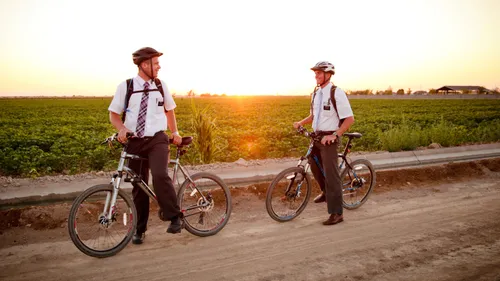 missionaries on a dirt road