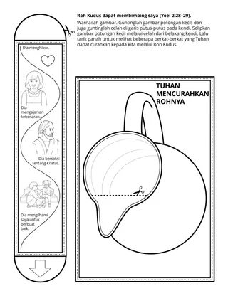 Halaman kegiatan Pratama: Roh Kudus dapat membimbing saya