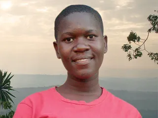 young woman from Uganda