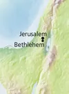 map of Holy Land