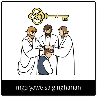 mga yawe sa gingharian nga simbolo sa ebanghelyo