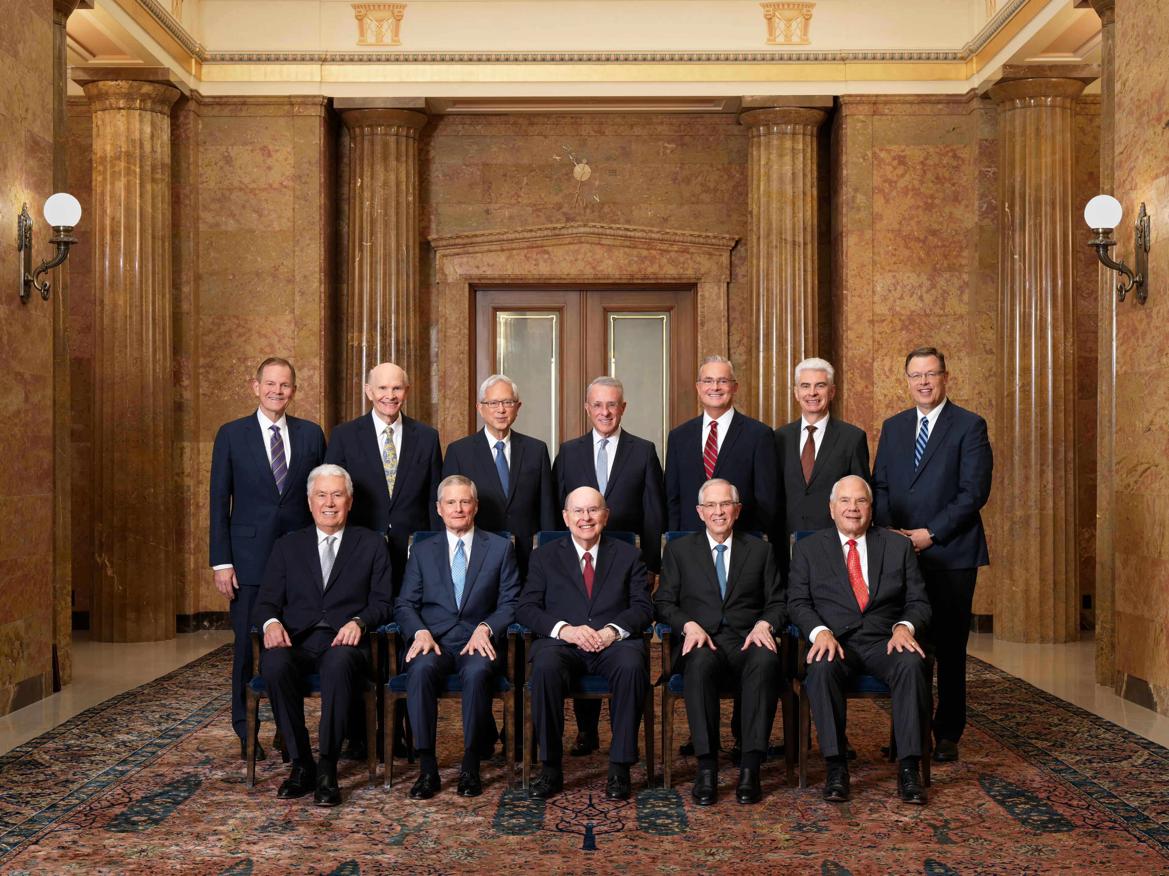 The Official Portrait of The Quorum of Twelve Apostles.