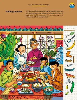 PDF-side med en aktivitet med skjulte billeder