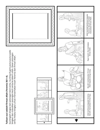 Halaman kegiatan Pratama: Tulisan suci adalah firman Allah