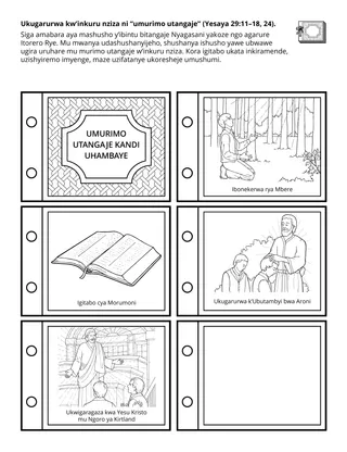 Paji y’igikorwa cy’Ishuri ry’ibanze: Ukugarurwa kw’inkuru nziza ni “umurimo utangaje“