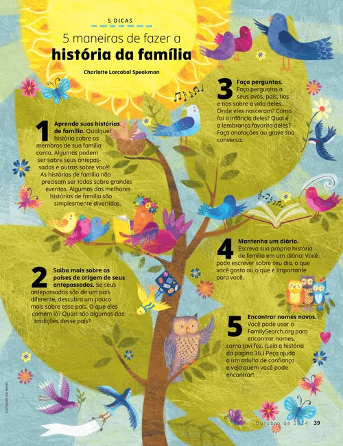 PDF de pássaros em uma árvore