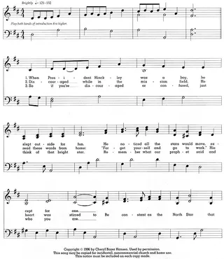 Music, Gordon B. Hinckley—Constant As the North Star