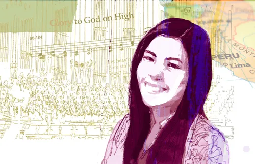 illustration of the author