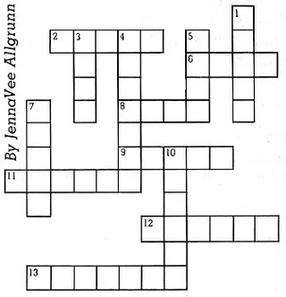 Crossword puzzle