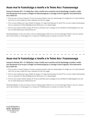 Pepa e tufatufa atu o le Aoao mai le Faataitaiga a Iosefa o le Tetee Atu i Faaosoosoga pepa e tufa atu
