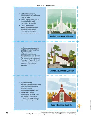 Сторінка у форматі PDF з ілюстраціями храмів