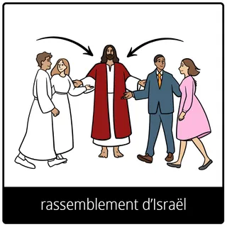 pictogramme de l’Évangile « rassemblement d’Israël »