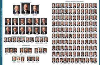 Таблиця із зображенням провідників Церкви.