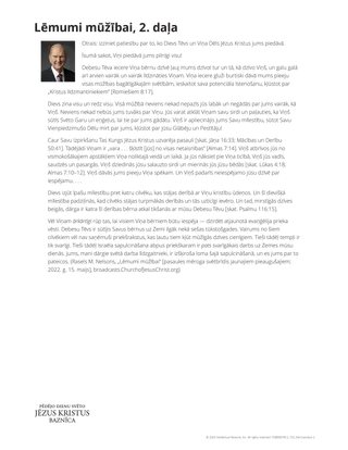 Lēmumi mūžībai, 2. daļa